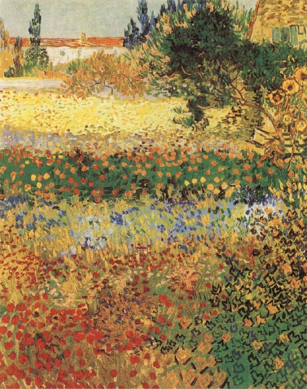 Vincent Van Gogh Garden in Bloom Germany oil painting art